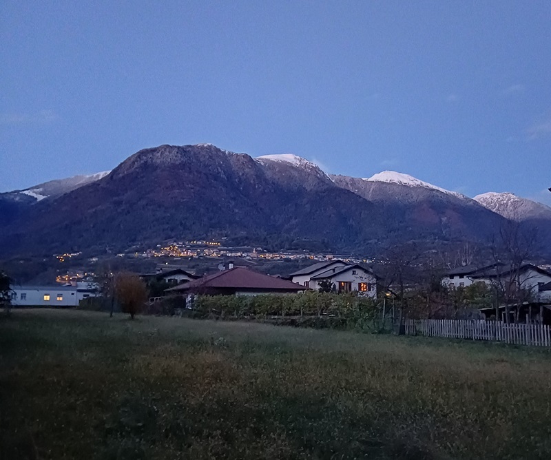 La prima neve, bassa Valsugana novembre 2023