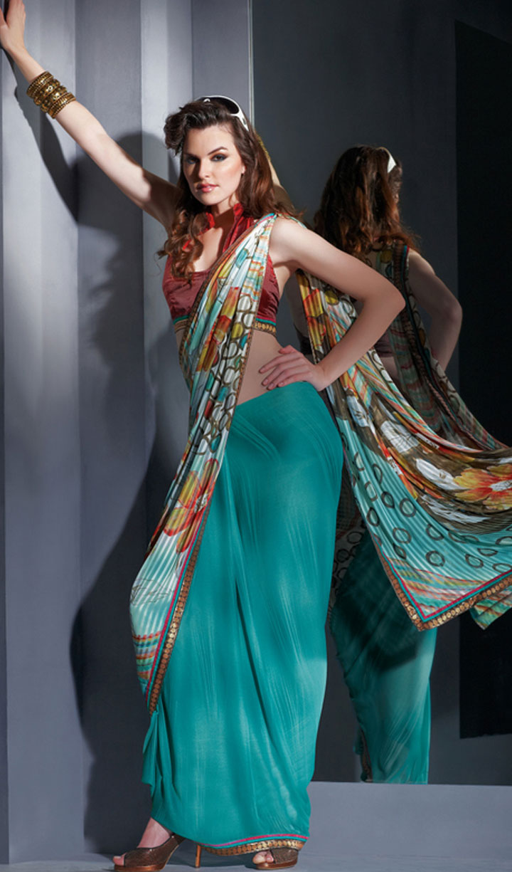 Saree Outlet Printed Sarees Collection for Summer Indian 