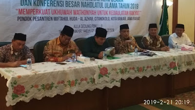 Presiden Buka Munas - Konbes NU II di Banjar