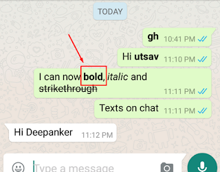 cara menebalkan atau bold tulisan di whatsapp