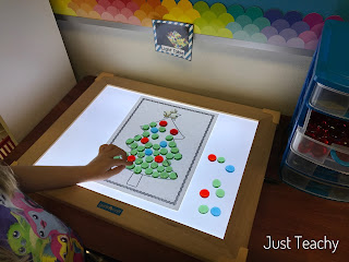 Light Table Activities:Numbers, Shapes, Seasons, Letters, CVC Words, www.JustTeachy.com