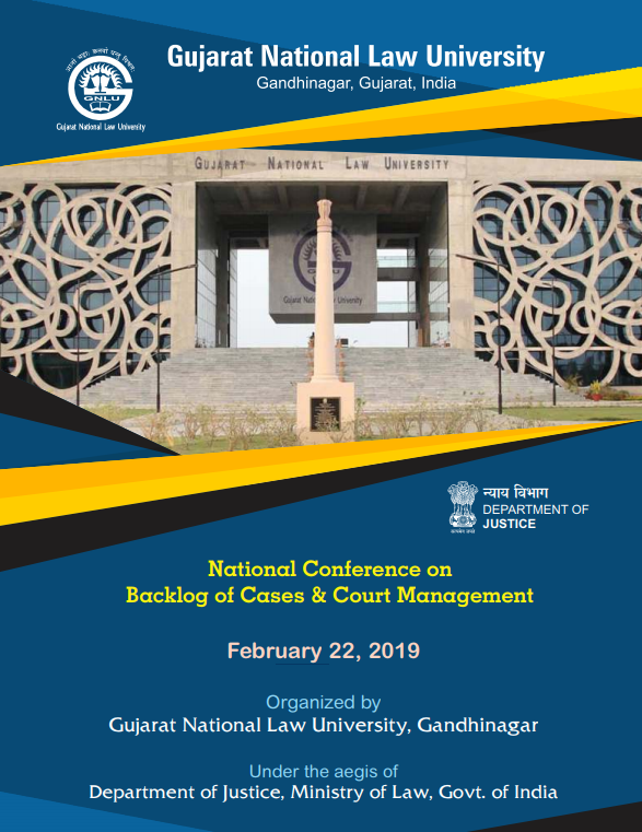 National Conference on Backlog of Cases & Court Management, February 22, 2019