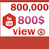 800,000مشاهدة فيديو على اليويتوب