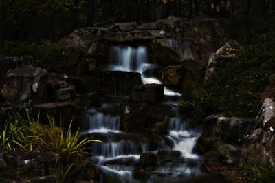 Devonian Botanical Gardens waterfall