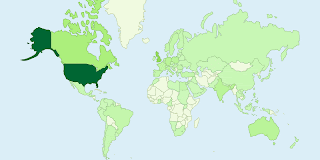 www.relativitybook.com geographical traffic, Jan-March (Q1) 2009