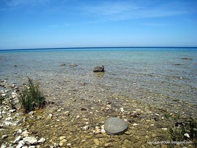 On the shore of Lake Huron