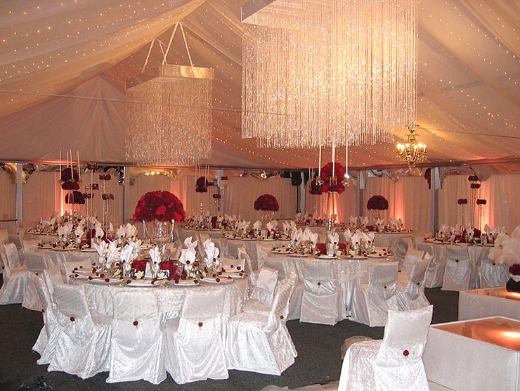 Wedding tent decoration in java
