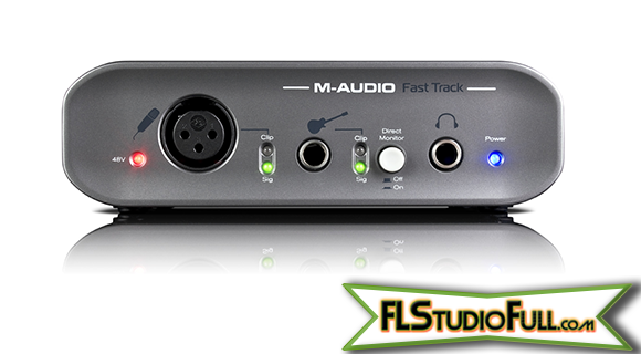 M-Audio Fast Track 2 - Interface Para Home-Studio (Frontal)