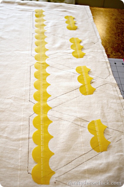 Frogtape scallop tape