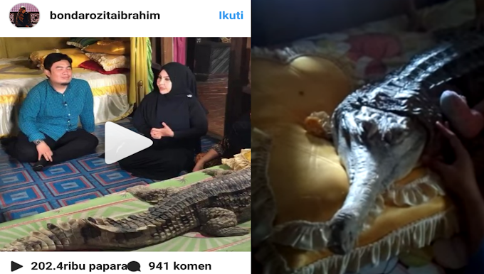 “Buaya Ni Menangis Dan Dia Batuk Bersin Macam Org”- Luahan Sayu Bonda Alif Syukri Melawat Ibu Asmah Yang Melahirkan Kembar Manusia Dan Buaya Yang Kini Berusia 27 Tahun(VIDEO)