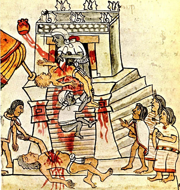 Execução ritual registrada no Códice Magliabechiano