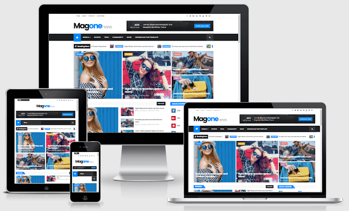 MagOne - Responsive Magazine Blogger Template