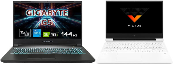 Gigabyte G5 KD-52ES123SD vs HP Victus 16-d1018ns