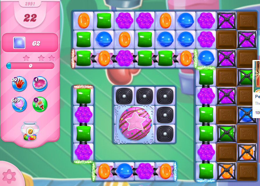 Candy Crush Saga level 2991