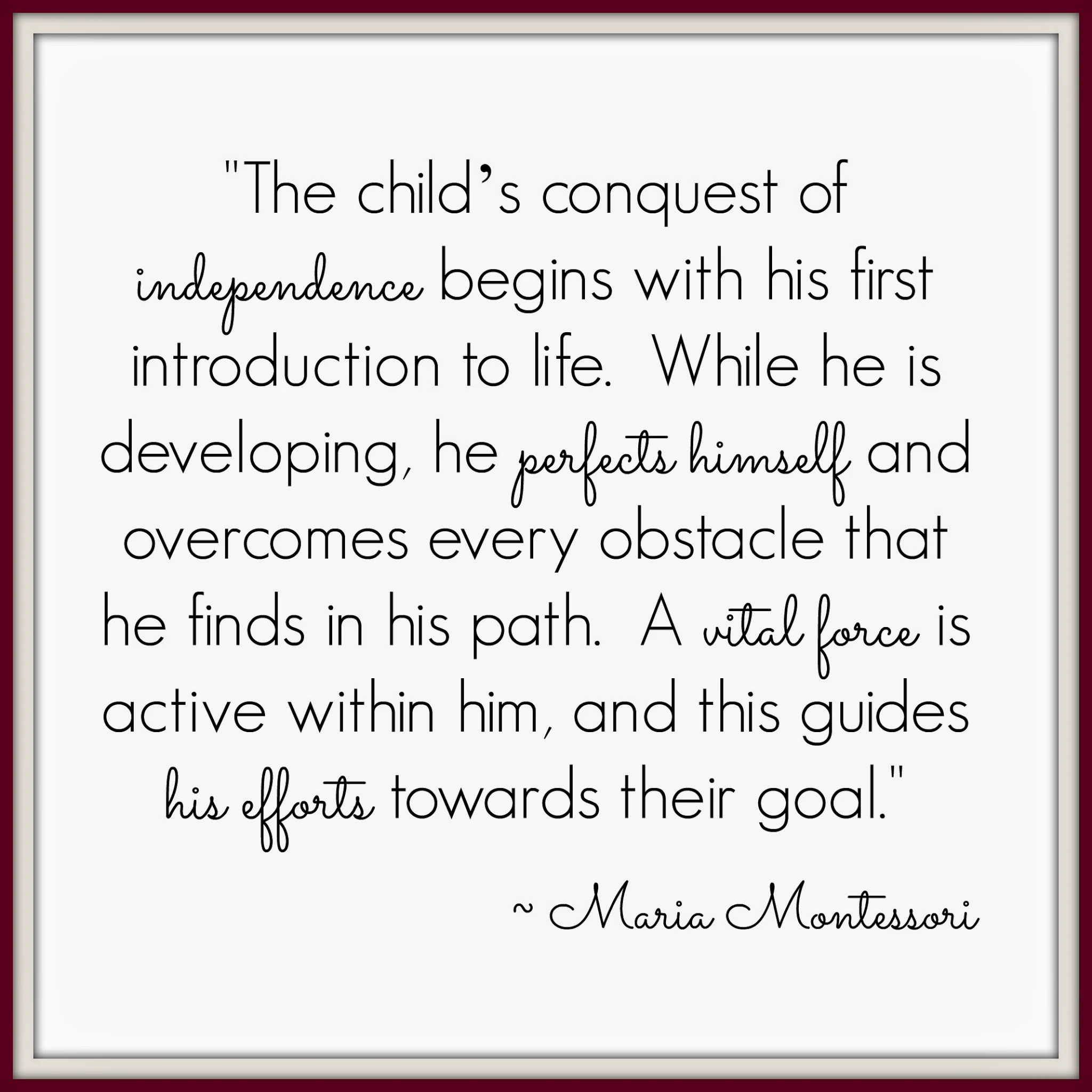 5 things to consider if your child is struggling with independence. Here are some Montessori thoughts on how to encourage independence at home.