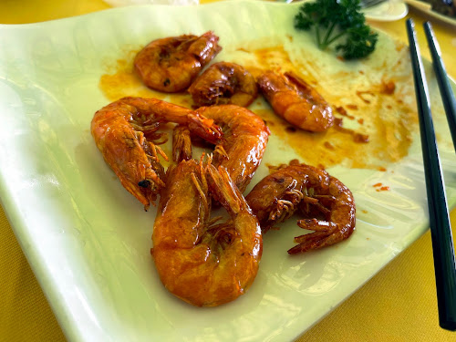 Lamma Rainbow Seafood Restaurant (南丫天虹海鮮酒家) - Fried shrimps with spicy sweet and sour sauce (積奇蝦)