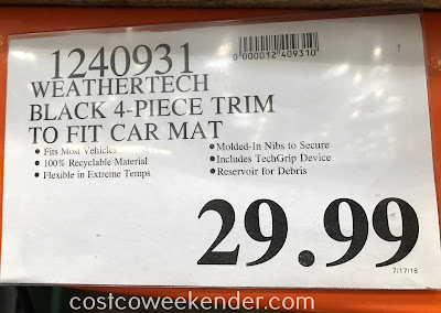 Deal for WeatherTech 4-piece All Weather Floor Mat Set at Costco