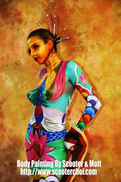 Celebrity Body Painting Art