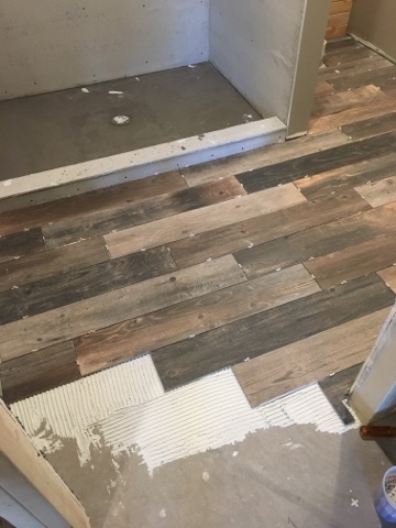 Building on Love - bathroom progress