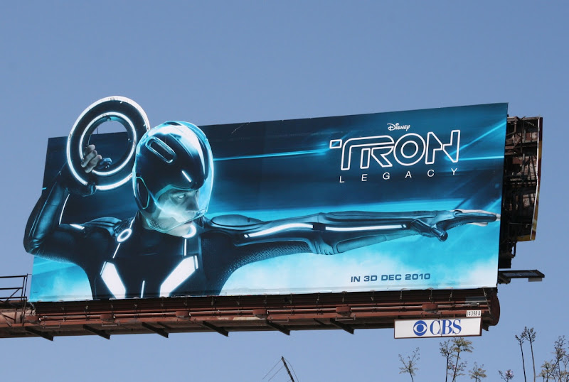 Tron Legacy Identity Disc billboard