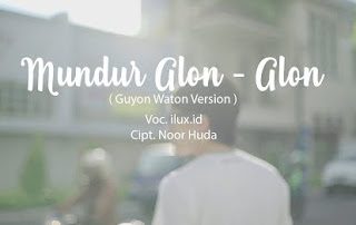 ini menceritakan seseorang yang mencintai akan tetapisadar akan keadaannya dan  Lirik Guyon Waton Version BY ILUX ID - Mundur Alon-Alon