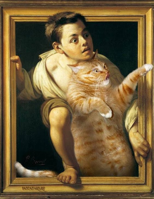 Find this beautiful art of cats Via: fatcatart.ru