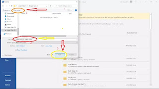 CARA MENYIMPAN FILE PADA MICROSOFT WORD BERATURAN