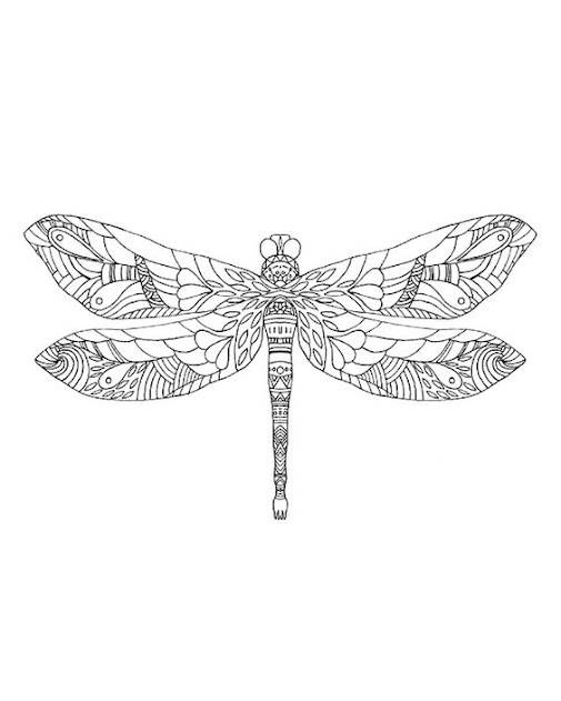 Dragonfly-mandala-wings-tattoo-stencil