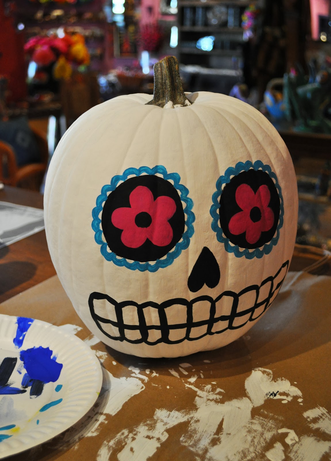 Artelexia: Day of the Dead DIY #18: Sugar Skull Pumpkins