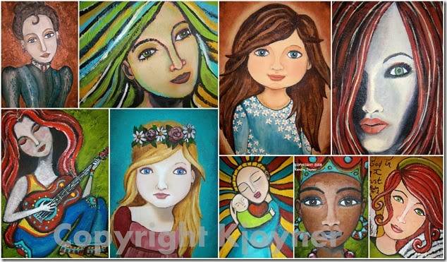Folk Women Art By KJoyner