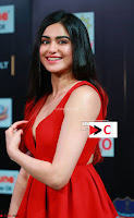 Adah Sharma in Red Deep Neck Spicy Gown ~  Exclusive 55.jpg