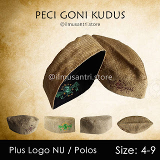 peci goni, peci goni logo, peci goni kudus, kudus, peci unik, peci, kopiah, songkok, peci nu