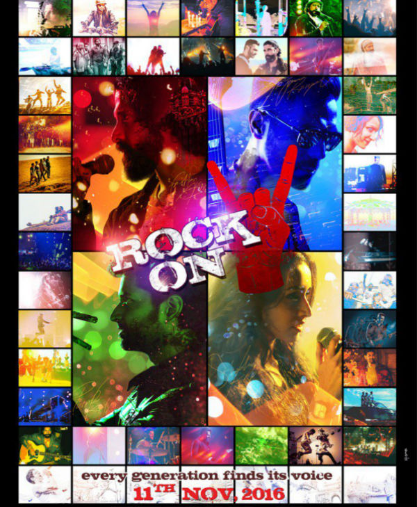 Rock On 2 first look, Poster of Farhan Akhtar, Arjun Rampal, Shraddha Kapoor, Prachi Desai download first look Poster, release date