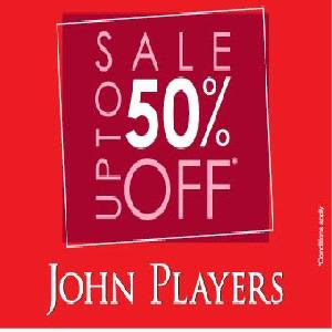 Upto 50% Offer On John Players at Flagship Stores Chennai