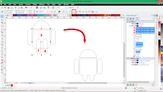 Membuat Logo Android di CorelDraw