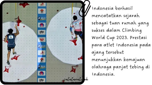 Indonesia juara climbing 2023