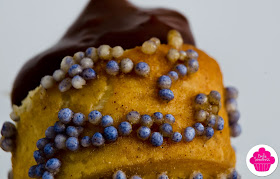 Cornets au chocolat - cornets de pâte feuilletée fourrés à la crème pâtissière au chocolat