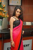 Deeksha panth sizzling saree stills-thumbnail-20