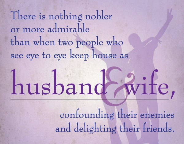 Husband Wife Quotes ~ Husband wife And the Sweet Life