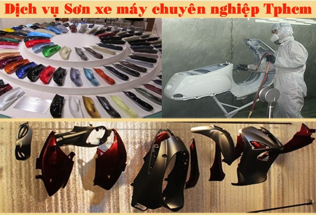 Sơn xe máy tận nhà tại quận Thủ Đức Tphcm