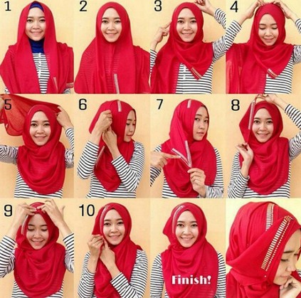 Style Hijab Formal dengan Tutorial Hijab Modern Ke Kantor