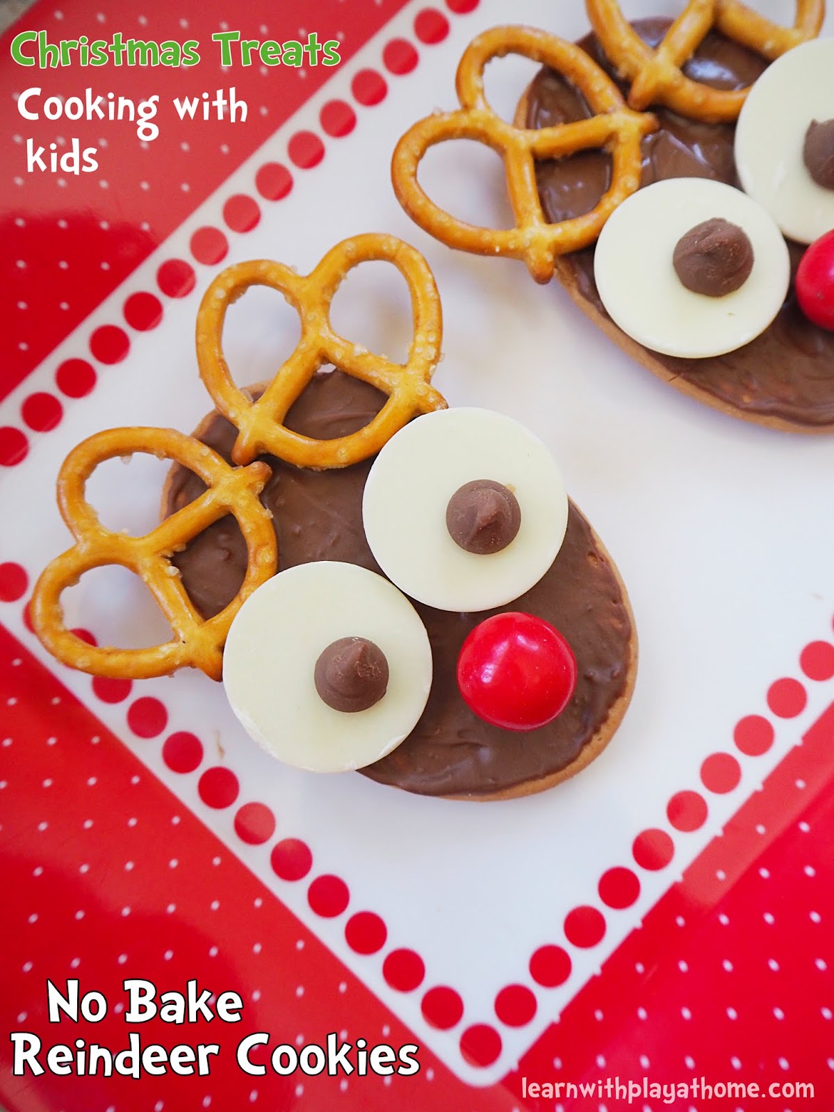 Learn with Play at Home: No Bake Reindeer Cookies. Fun ...