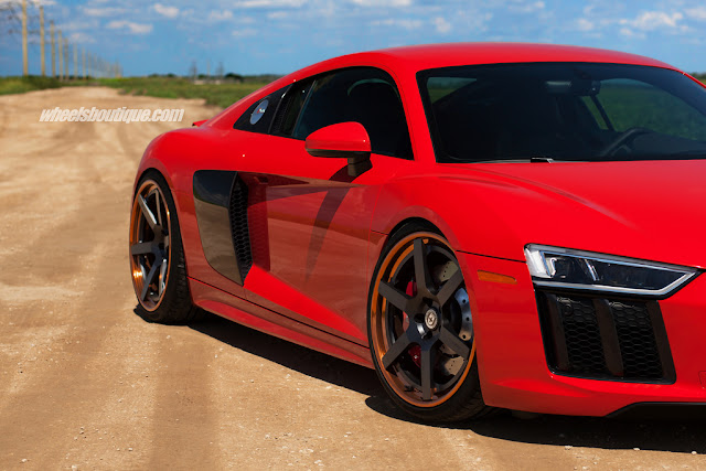 Audi R8 V10 on HRE RS106