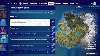 The quests for Week 12 of Fortnite, Chapter 5, Season 1.