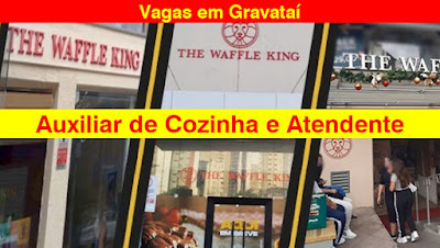 Vagas para atendente e Auxiliar de Cozinha em Gravataí