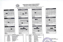 Kalender Pendidikan 2019/2020 Madrasah