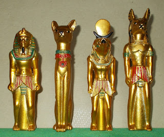 5pcs; Amazon; Anubis; Ballpoint Pen; Bastet; Cat God; Cute Gel Ink Writing Pens; Egyptian Deities; Egyptian Gods; Egyptian Model Figures; Egyptian Novelties; Egyptian Shape; Egyptian Toy Figures; Gift; Jackal God; Novelty Pens; Office Supply; Party Favors; Random Pattern; School; Small Scale World; smallscaleworld.blogspot.com; Toyvian;