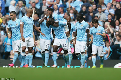 Manchester City 2-0 Watford: Raheem Sterling Nets First Goal