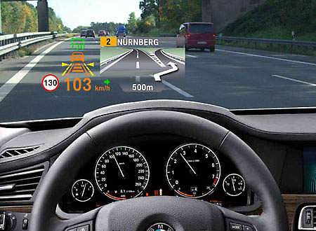  on Technology Track  Full Color Heads Up Display On Bmw 3 Series