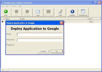 Deploy application to Google